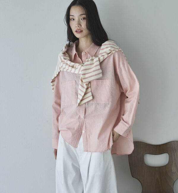 Doux archives「コットンリネンシャツ」|シャツ・ブラウス|