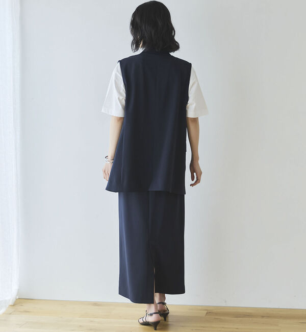 Doux archives「【多機能麻調合繊】タイトスカート」|スカート|