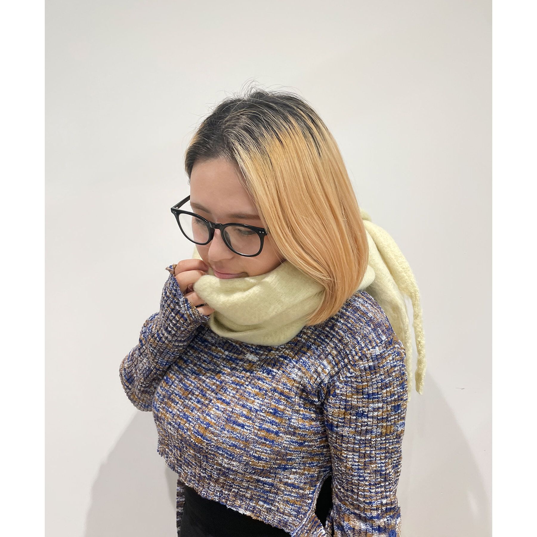 Ober Tashe「アレンジしやすい250cm カラフルボリュームストールマフラー　累計販売約5000枚【防寒／マフラー」|ストール|