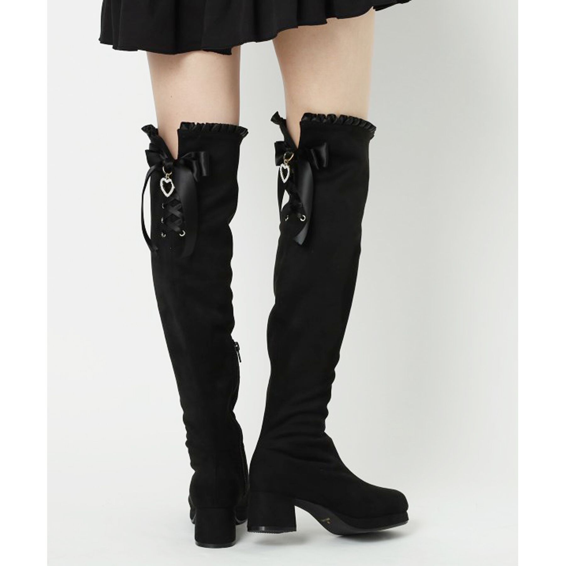 csT&P「夢見るリボン付きロングブーツ厚底」|ショートブーツ|