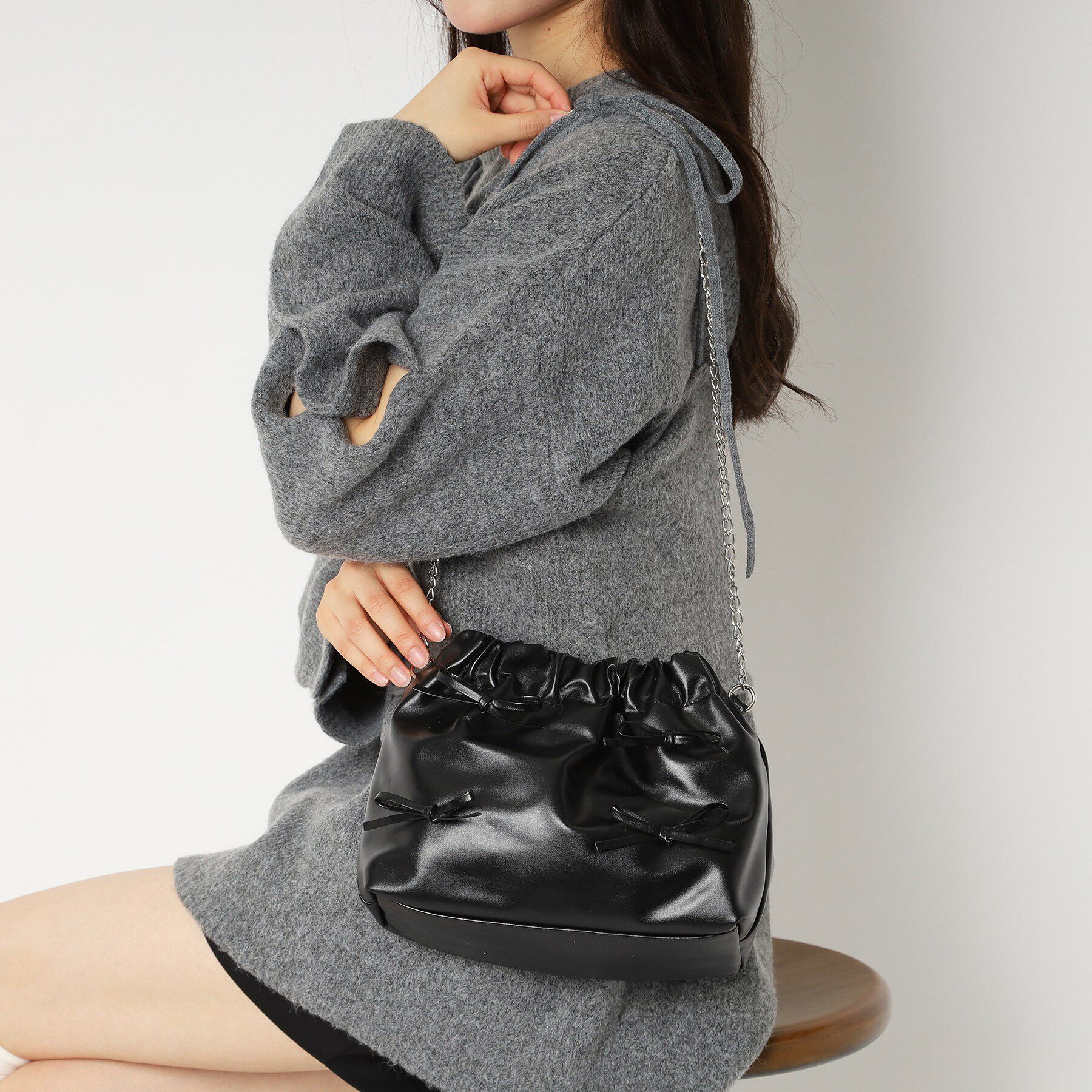 Ober Tashe「リールリボンチェーンショルダー」|ショルダー・メッセンジャー|