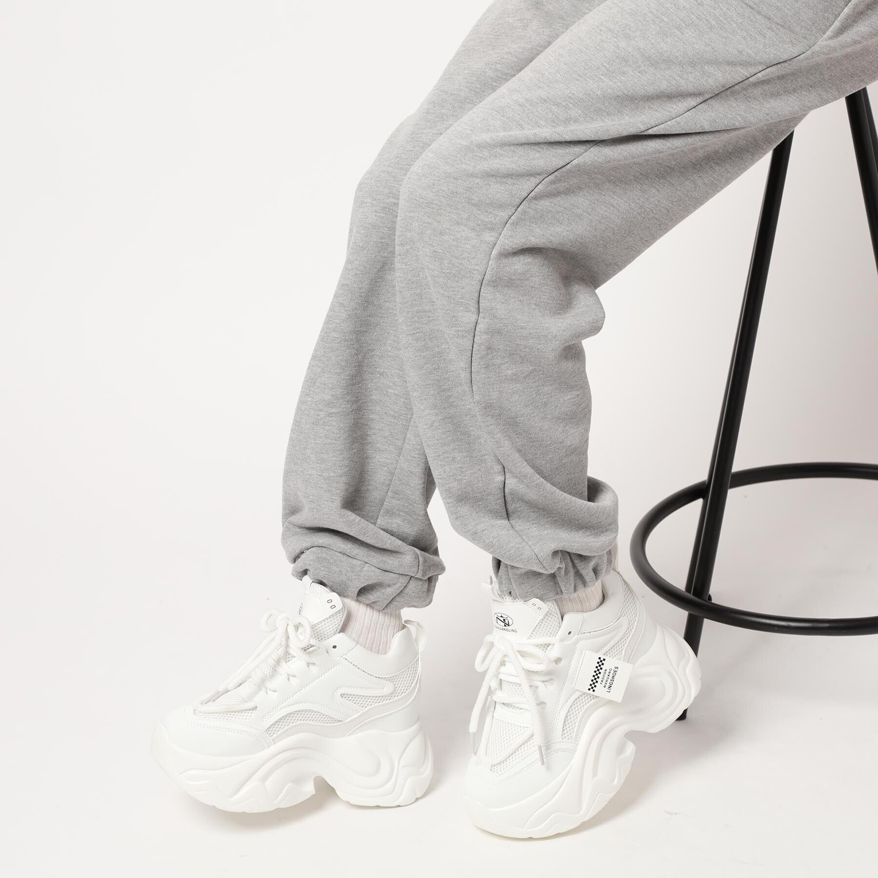 csT&P「厚底ワンポイントインヒールデザインスニーカー」|スニーカー|