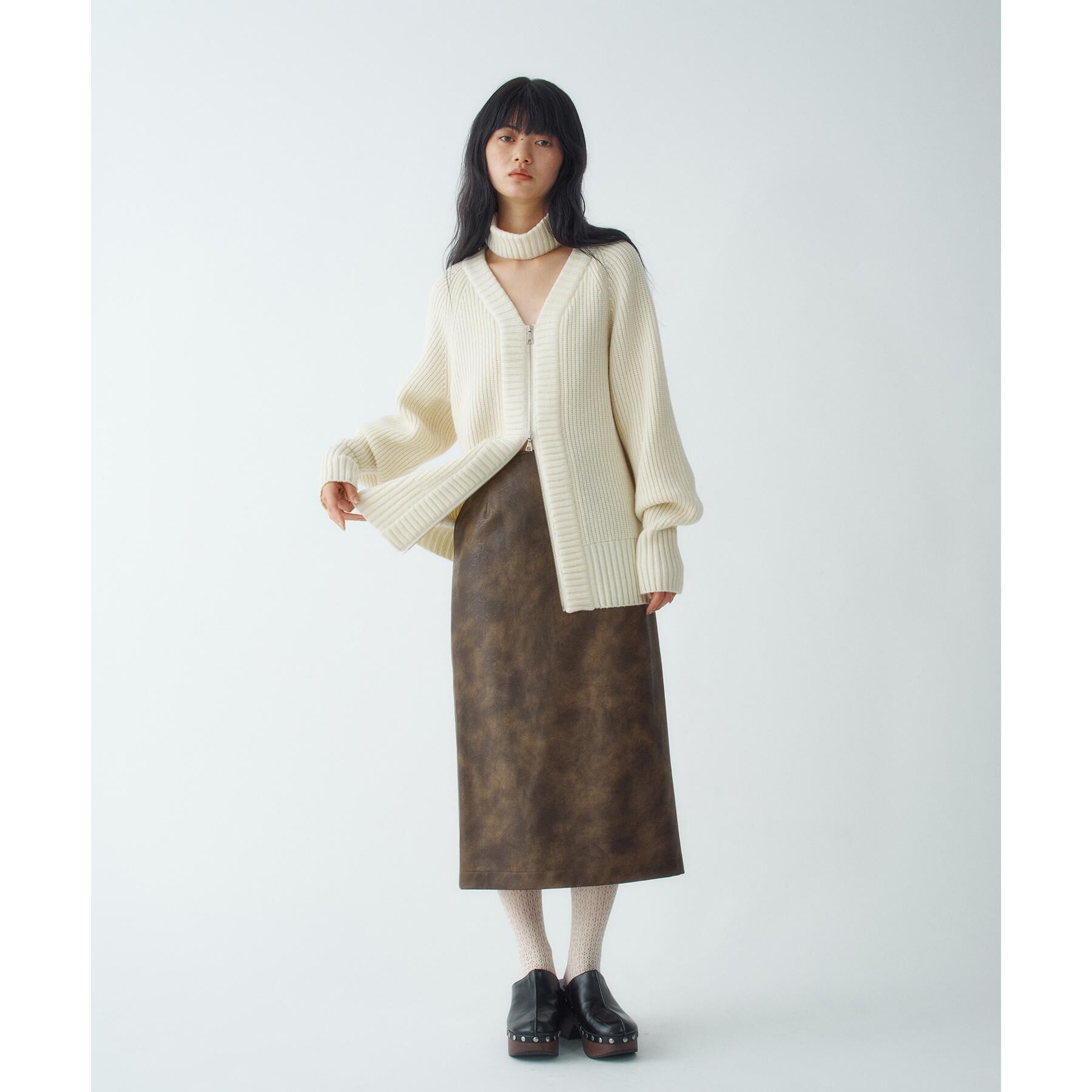 CODE A「garin sleek skirt」|スカート|