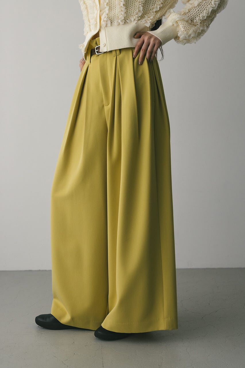 STYLEMIXER「ハイウエストタックワイドパンツ」|その他|