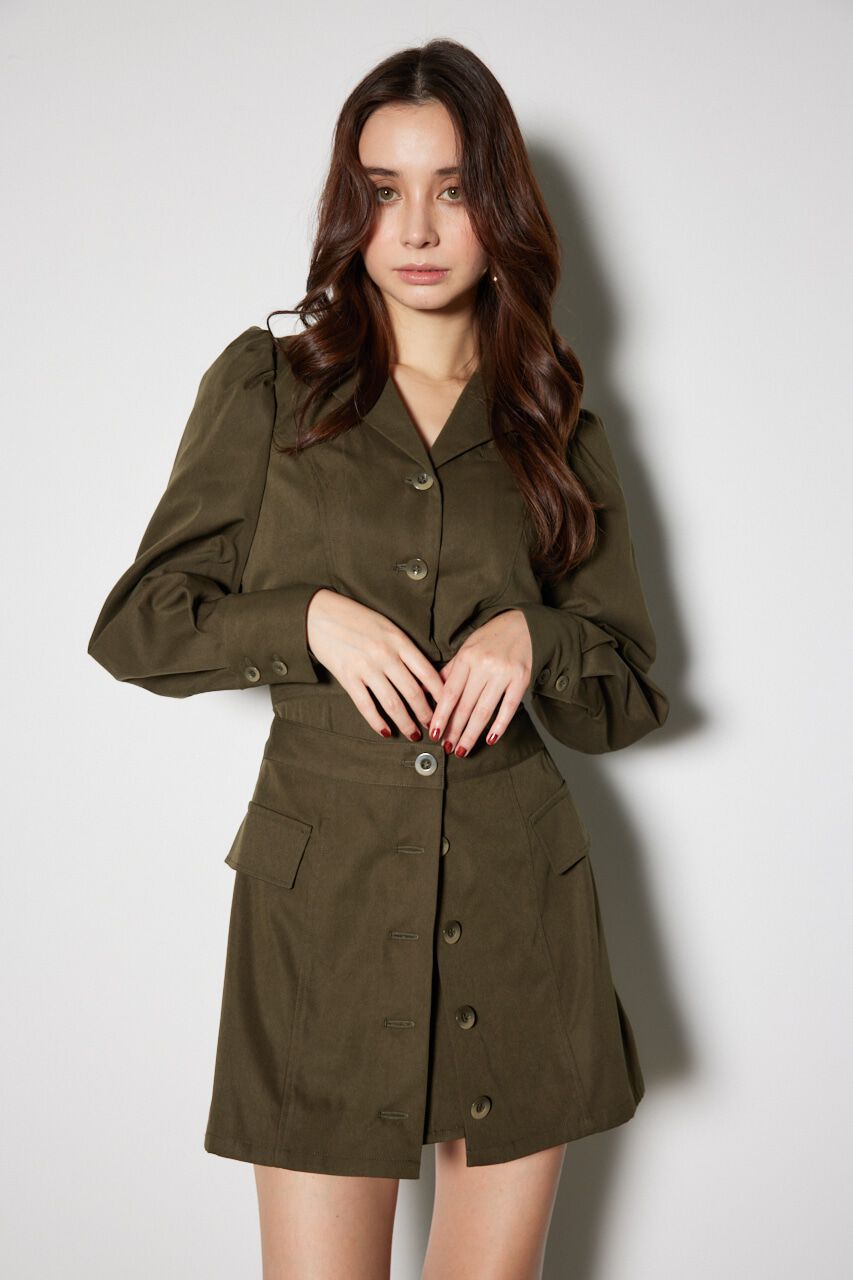 rienda「ラップパターンミニ ワンピース」|ワンピース|