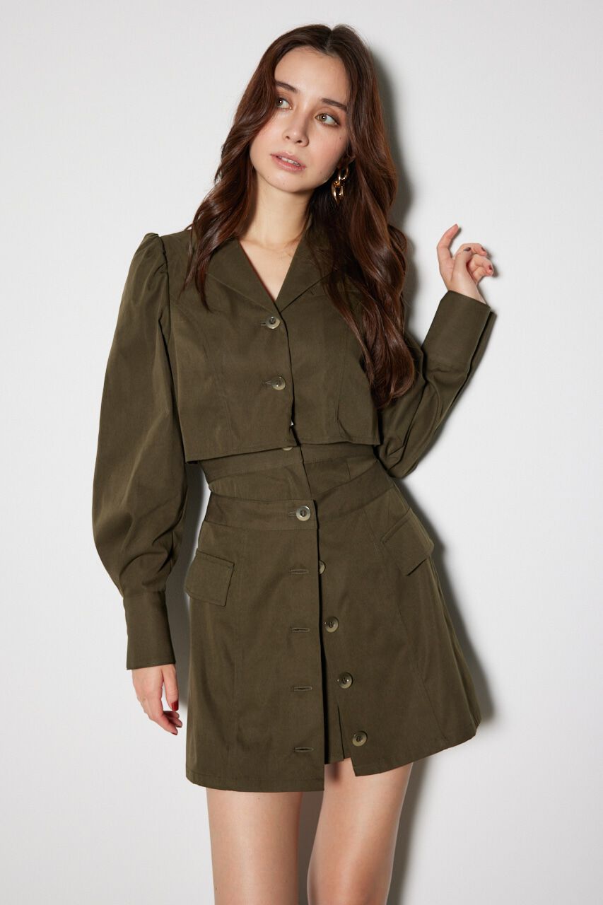 rienda「ラップパターンミニ ワンピース」|ワンピース|