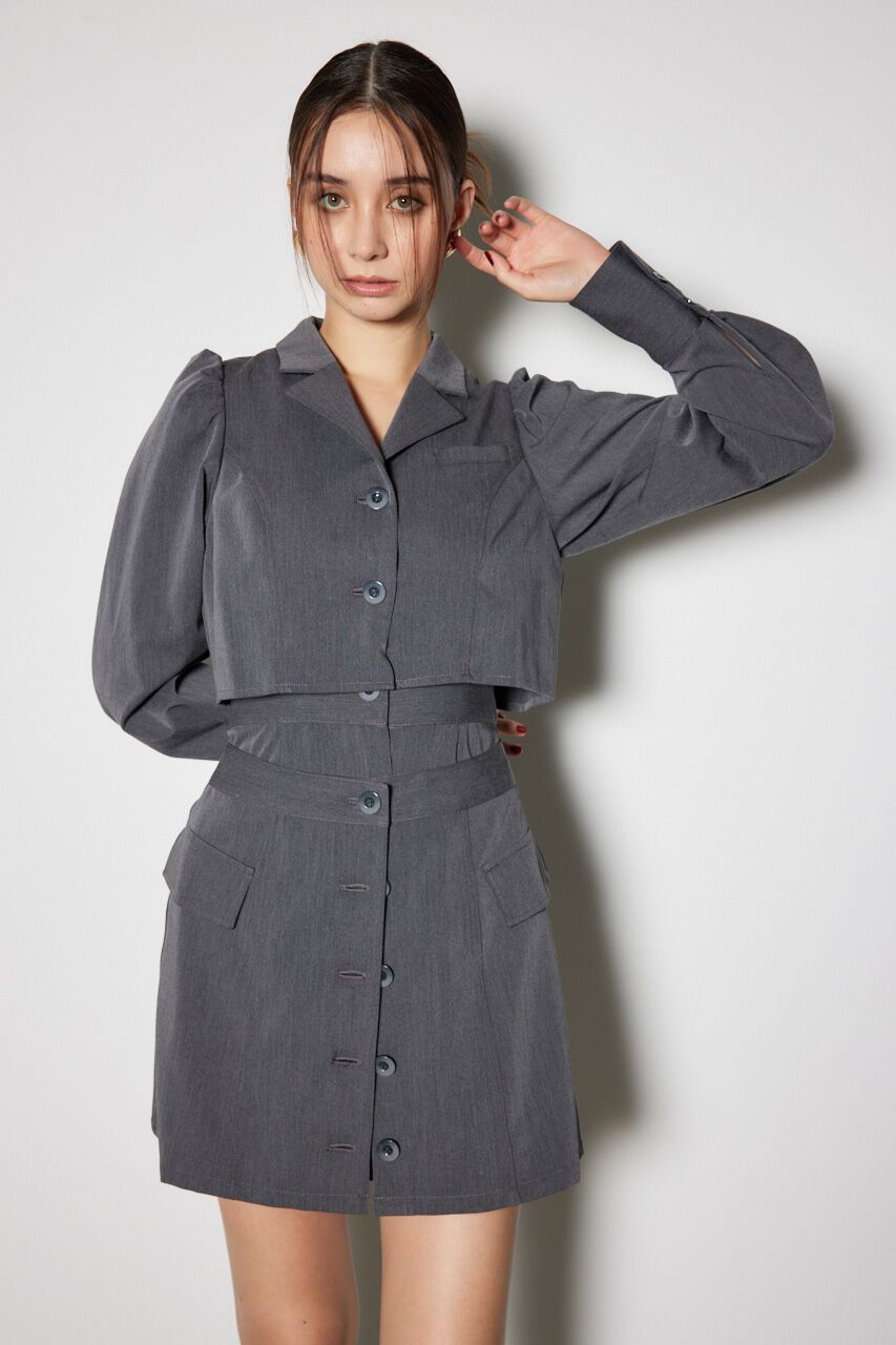 rienda「ラップパターンミニ ワンピース」|ワンピース|