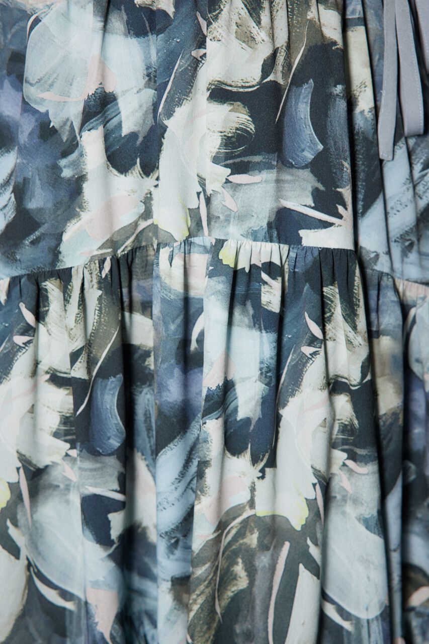 rienda「サイドリボンフレアワンピース」|ワンピース|