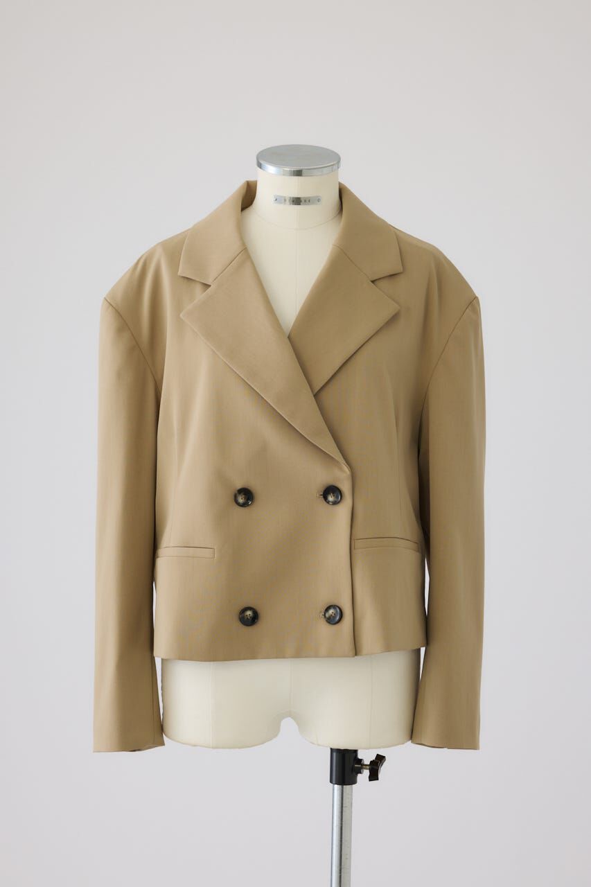 RIM.ARK 「Double breasted short JK」|その他|BEG