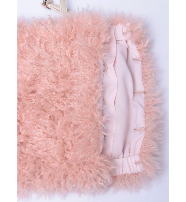 CALNAMUR「FAKE FAR BARE TOPS/フェイクファーベアトップス」|ニット・セーター|