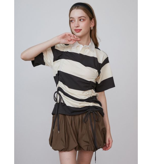 CALNAMUR「2WAY DRAWSTRING CUT OP/2WAYドロストカットワンピース」|ワンピース|