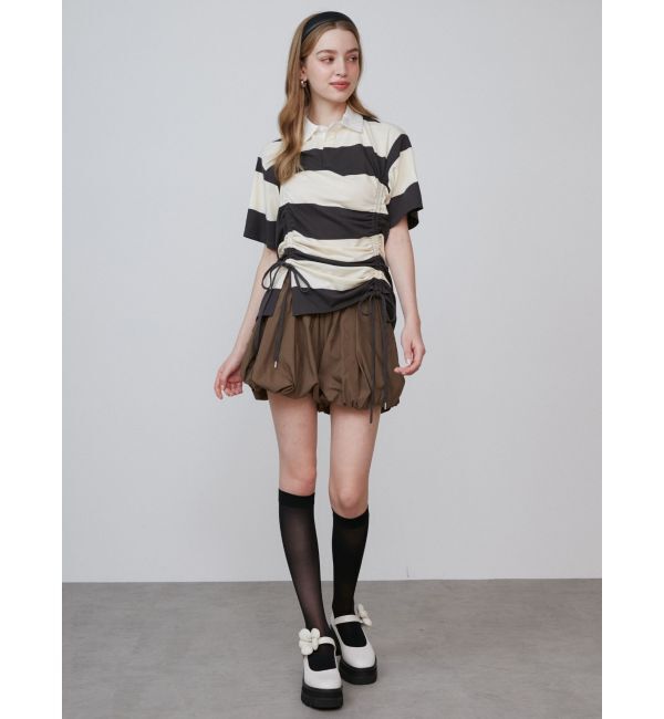 CALNAMUR「2WAY DRAWSTRING CUT OP/2WAYドロストカットワンピース」|ワンピース|