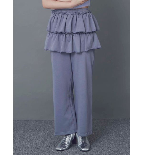 CALNAMUR「スカートレイヤードスウェットパンツ」|その他|