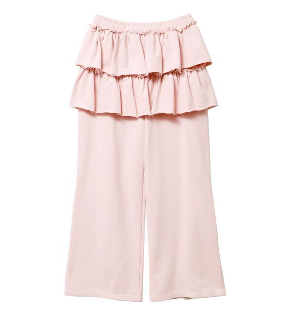 CALNAMUR「スカートレイヤードスウェットパンツ」|その他|