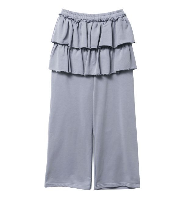 CALNAMUR「スカートレイヤードスウェットパンツ」|その他|