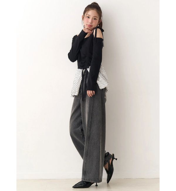 CALNAMUR「ワンショルデザイントップス」|Tシャツ・カットソー|