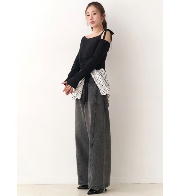 CALNAMUR「ワンショルデザイントップス」|Tシャツ・カットソー|