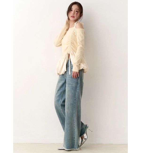 CALNAMUR「ワンショルデザイントップス」|Tシャツ・カットソー|