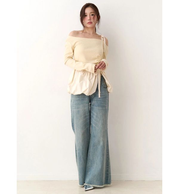 CALNAMUR「ワンショルデザイントップス」|Tシャツ・カットソー|