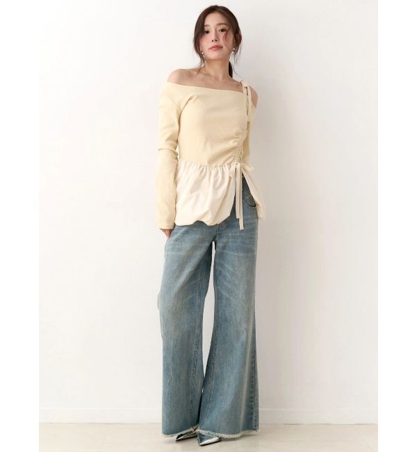 CALNAMUR「ワンショルデザイントップス」|Tシャツ・カットソー|