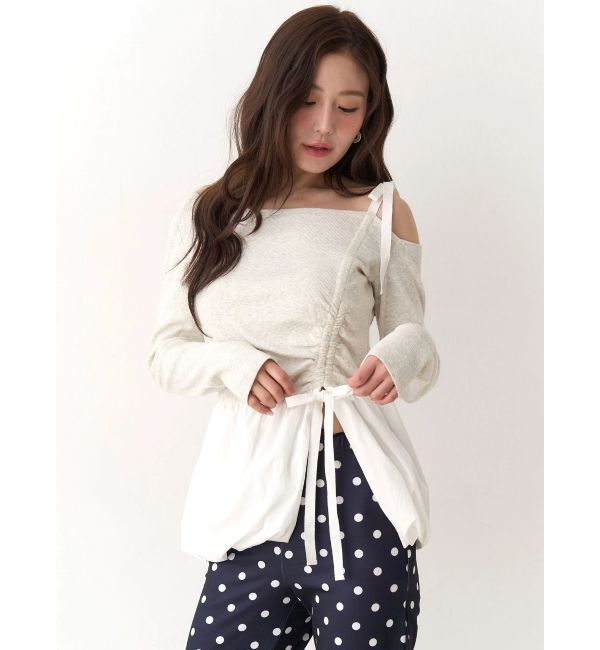 CALNAMUR「ワンショルデザイントップス」|Tシャツ・カットソー|