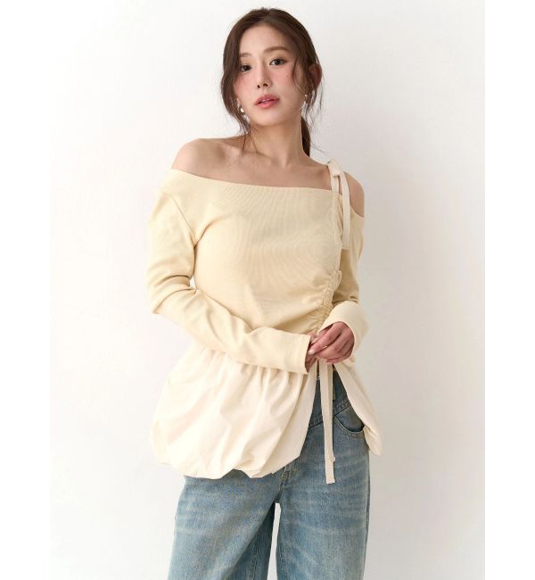 CALNAMUR「ワンショルデザイントップス」|Tシャツ・カットソー|