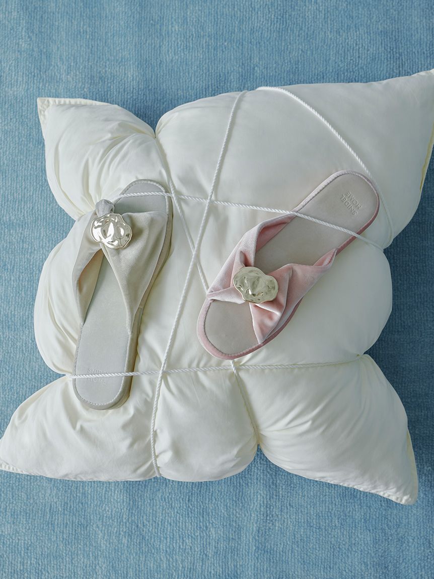 SNIDEL HOME「メタルポイントスリッパ」|ルームシューズ|