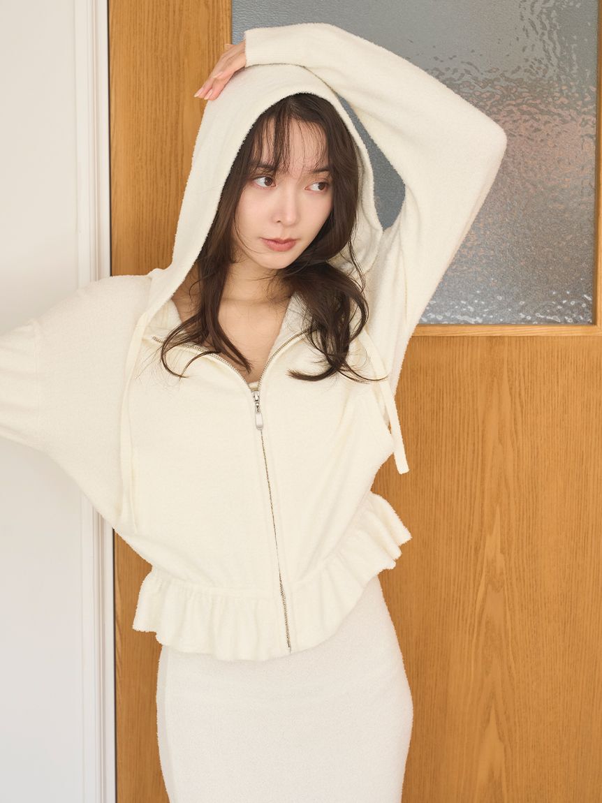 SNIDEL HOME「【接触冷感】【UVカット】ニットパーカー」|ルームウェア|