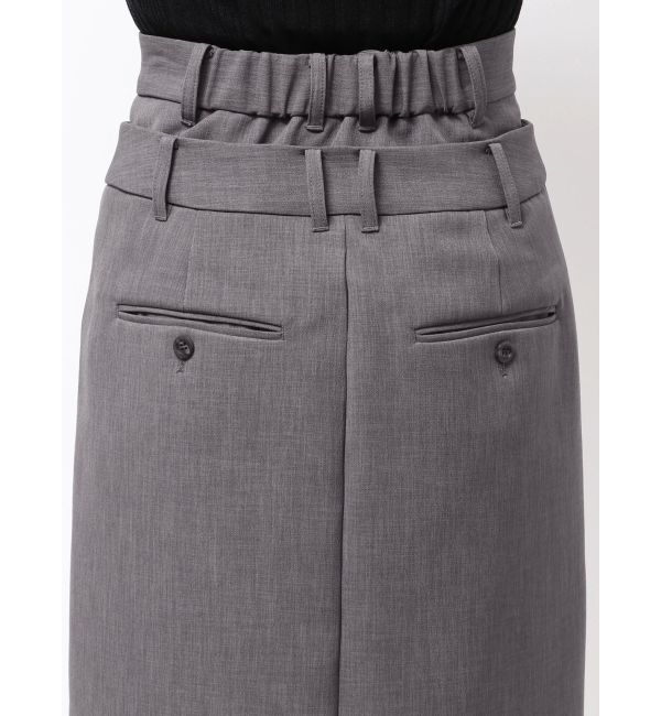 ELENDEEK「DOUBLE BELT SK」|スカート|