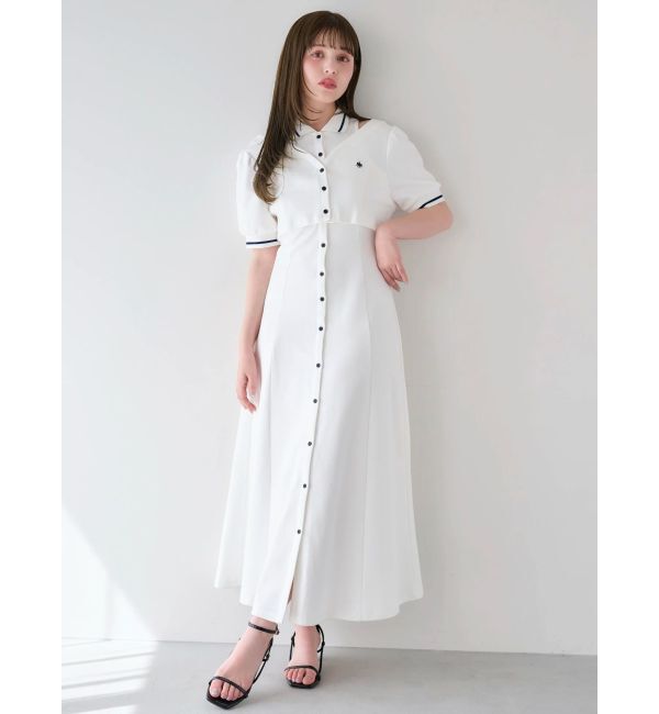 dazzlin「【POLO BCSコラボ/再生産】レイヤードポロワンピース」|ワンピース|