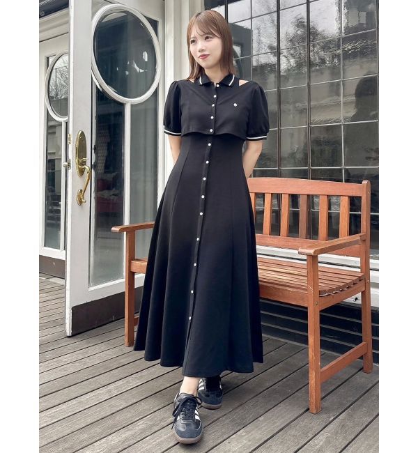 dazzlin「【POLO BCSコラボ/再生産】レイヤードポロワンピース」|ワンピース|