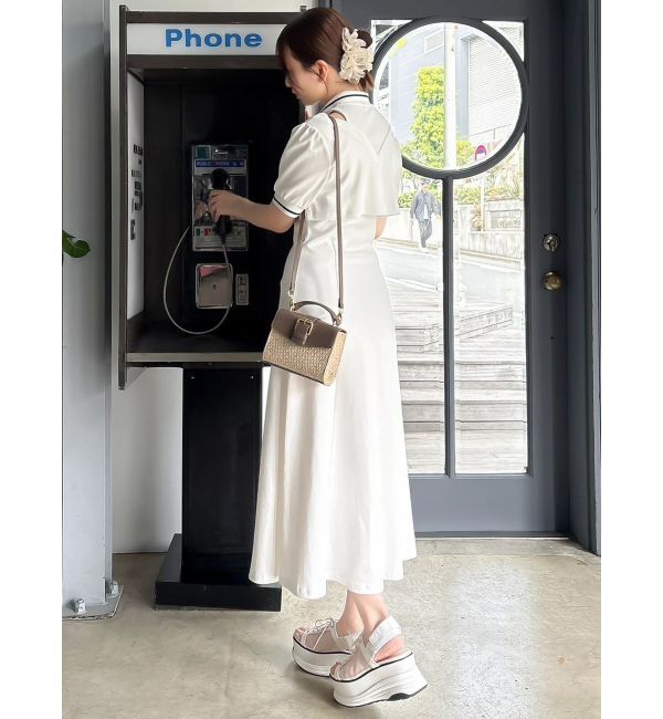 dazzlin「【POLO BCSコラボ/再生産】レイヤードポロワンピース」|ワンピース|