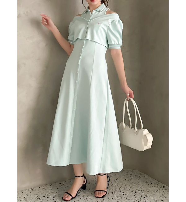 dazzlin「【POLO BCSコラボ/再生産】レイヤードポロワンピース」|ワンピース|