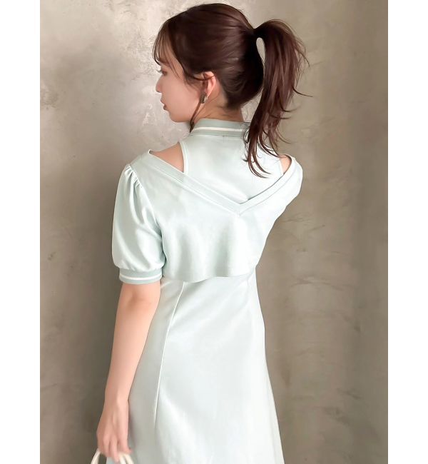 dazzlin「【POLO BCSコラボ/再生産】レイヤードポロワンピース」|ワンピース|