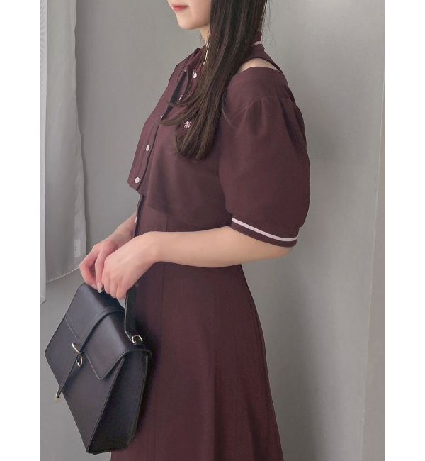 dazzlin「【POLO BCSコラボ/再生産】レイヤードポロワンピース」|ワンピース|