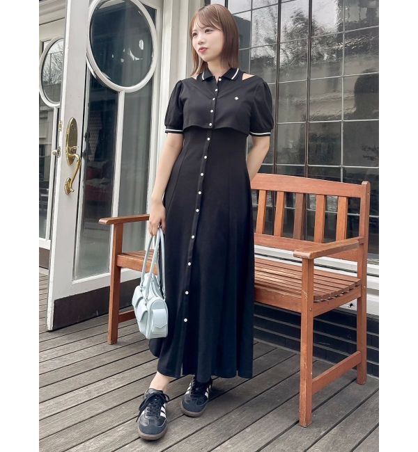 dazzlin「【POLO BCSコラボ/再生産】レイヤードポロワンピース」|ワンピース|