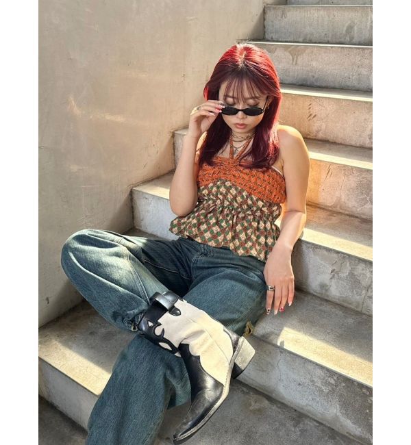 EVRIS「オリジナルパターントップス」|キャミソール|