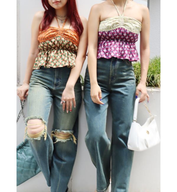 EVRIS「オリジナルパターントップス」|キャミソール|