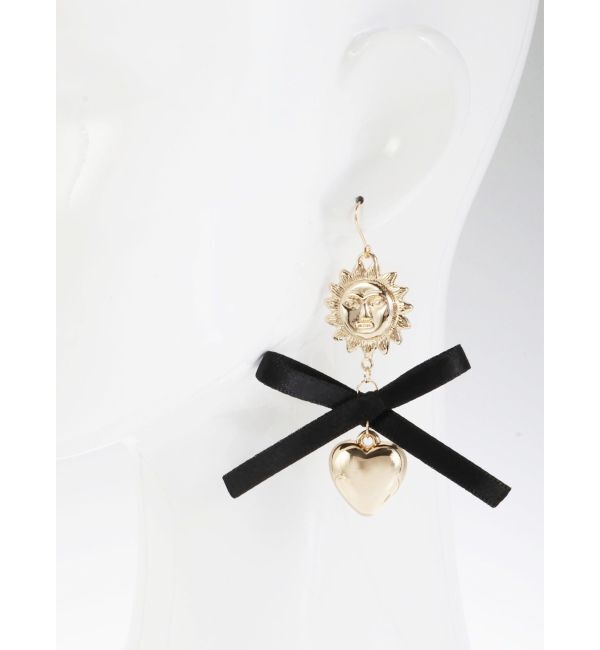 EVRIS「SUNNY MOTIF RIBBON ピアス」|ピアス|