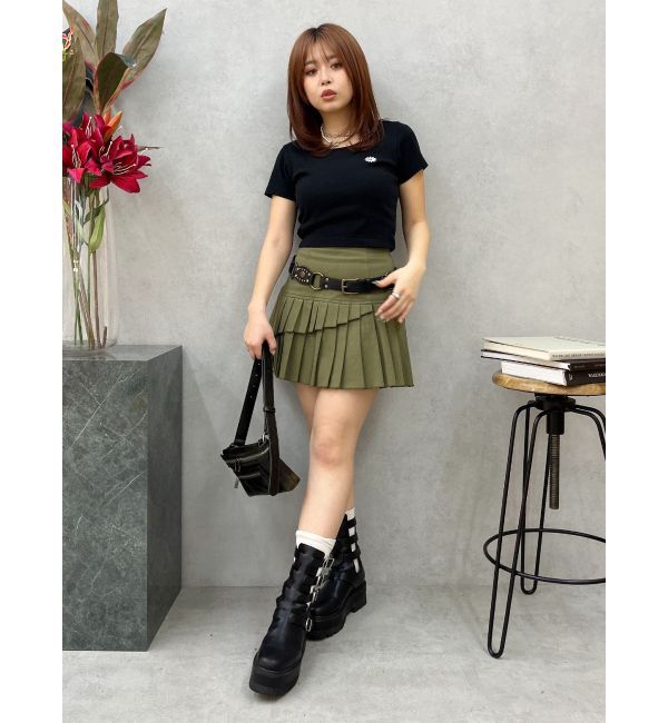 EVRIS「バックルモチーフショートブーツ」|ショートブーツ|