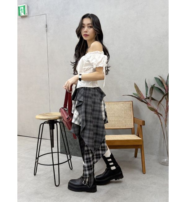 EVRIS「バックルモチーフショートブーツ」|ショートブーツ|