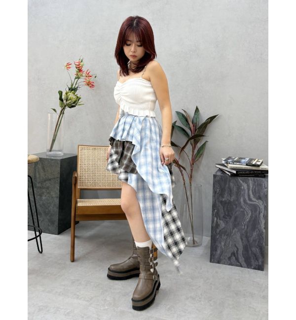 EVRIS「バックルモチーフショートブーツ」|ショートブーツ|