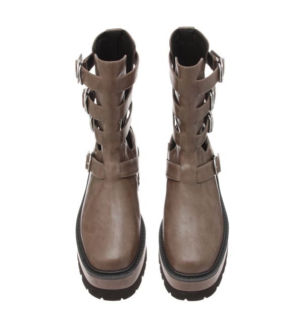 EVRIS「バックルモチーフショートブーツ」|ショートブーツ|