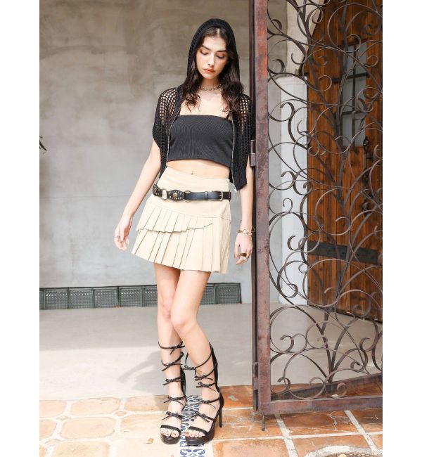 EVRIS「リボンストラップロングヒールサンダル」|サンダル|