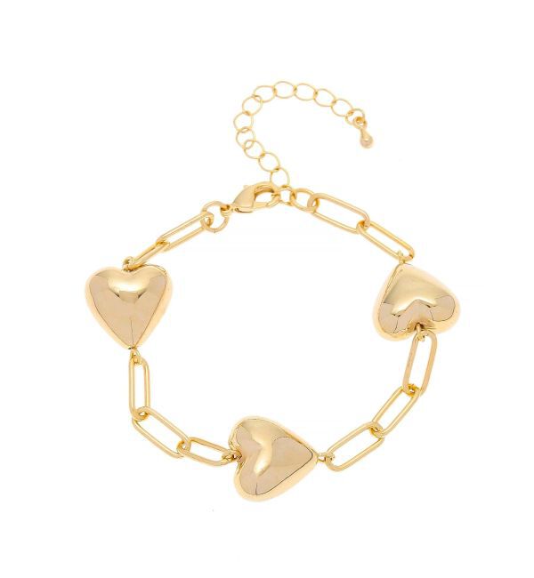 EVRIS「HEART MOTIFブレスレッド」|ブレスレット・バングル|