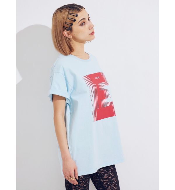 EVRIS「フロントロゴオーバーサイズTシャツ」|Tシャツ・カットソー|