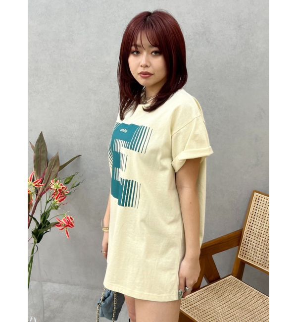 EVRIS「フロントロゴオーバーサイズTシャツ」|Tシャツ・カットソー|