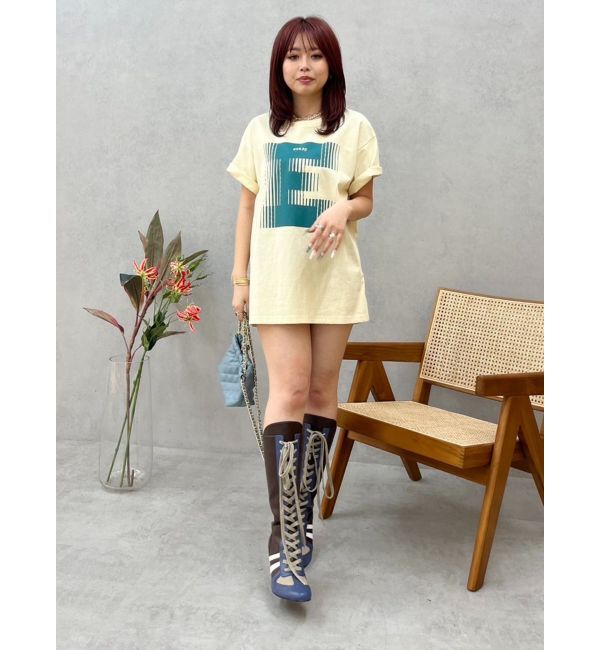 EVRIS「フロントロゴオーバーサイズTシャツ」|Tシャツ・カットソー|