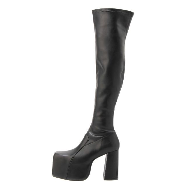 EVRIS「プラットフォームニーハイブーツ」|ロングブーツ|