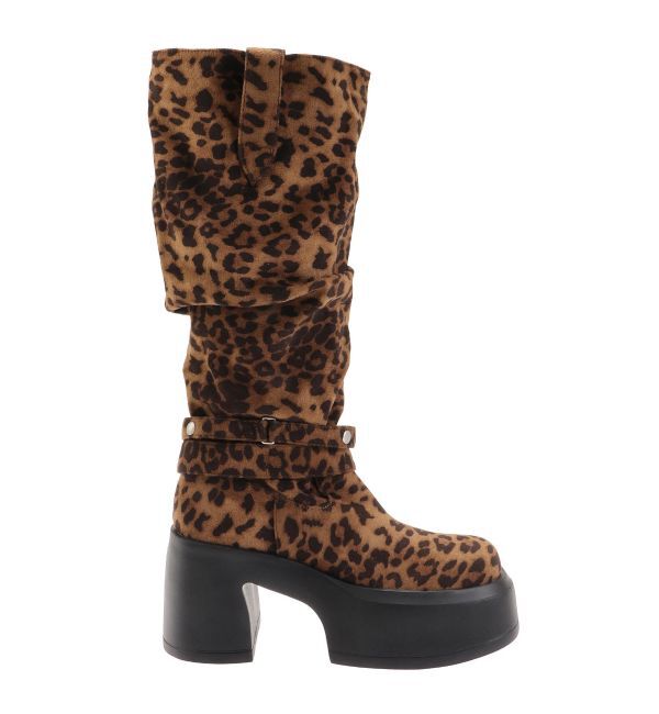 EVRIS「フェイクスウェードエンジニアブーツ」|ロングブーツ|